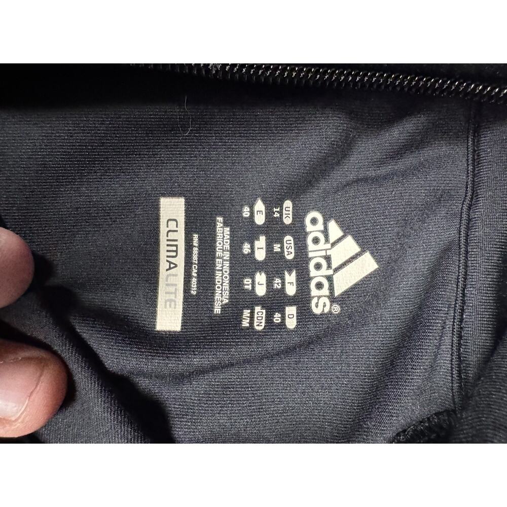 Adidas Climalite Jacket Womens M Black UofL Rowing Full Zip Athletic - Picture 3 of 16
